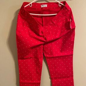 BRAND NEW! Old navy, red pixie pants